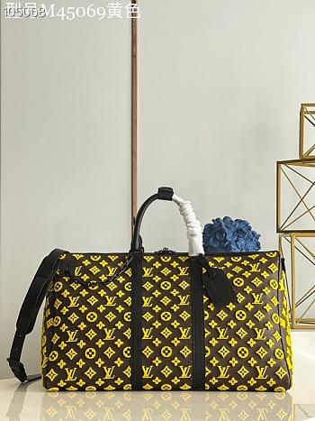 LV Keepall Triangle Bandouliere 50 Yellow M45046 Size 51 x 30 x 28 cm