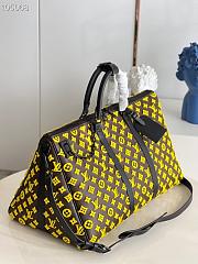 LV Keepall Triangle Bandouliere 50 Yellow M45046 Size 51 x 30 x 28 cm - 4