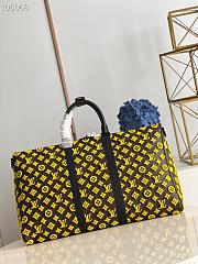 LV Keepall Triangle Bandouliere 50 Yellow M45046 Size 51 x 30 x 28 cm - 5