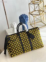LV Keepall Triangle Bandouliere 50 Yellow M45046 Size 51 x 30 x 28 cm - 6