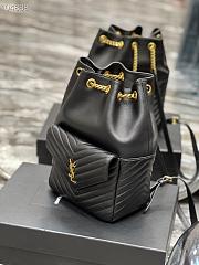 YSL Joe Backpack In Lambskin Black 6726091 Size 22 x 29 x 15 cm - 4