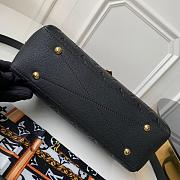 LV Georges BB Black Grain Leather M53941 Size 27.5 x 17 x 11.5 cm - 3