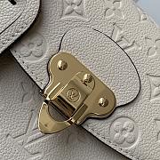 LV Georges BB Cream Grain Leather M53943 Size 27.5 x 17 x 11.5 cm - 5