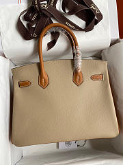 Hermes Birkin Epsom Leather Beige/Brown 05 Size 30 cm - 6