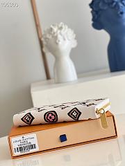 Louis Vuitton Zippy Wallet Wild at Heart M80683 White Size 19.5 x 10.5 x 2.5 cm - 6