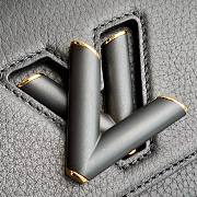 LV Twist MM Black Taurillon Leather M58688 Size 23 x 18 x 8 cm - 6