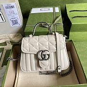 Gucci Marmont Mini Top Handle Bag 583571 Size 21 x 15.5 x 8 cm - 1