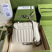 Gucci Marmont Mini Top Handle Bag 583571 Size 21 x 15.5 x 8 cm - 2