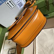 Gucci Mini Top Handle Bag With Bamboo Marigold Yellow ‎686864 Size 17 cm - 5