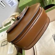 Gucci Mini Top Handle Bag With Bamboo Brown ‎686864 Size 17 cm - 3