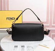 Fendi Baguette Black Smooth Leather 8BR600 Size 28 x 13 x 6 cm - 6