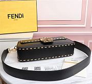 Fendi Baguette Black Smooth Leather 8BR600 Size 28 x 13 x 6 cm - 3