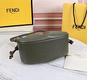 Fendi Pomodorino Gray Leather Mini Bag 8BS059 Size 24 × 14 × 9.5 cm - 6