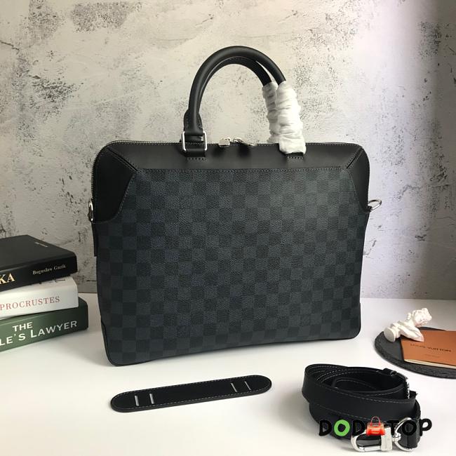 Louis Vuitton Oliver Briefcase In Damier Cobalt N51199 size 37 x 30 x 6 cm - 1