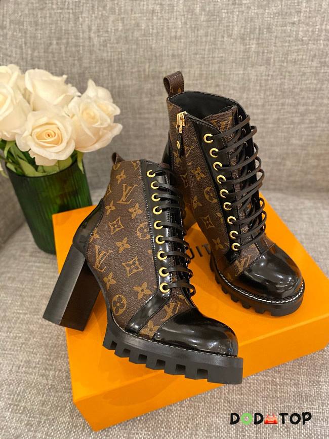 Louis Vuitton Star Trail Ankle Boots 9cm in Brown Monogram - 1
