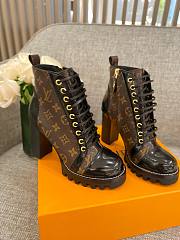 Louis Vuitton Star Trail Ankle Boots 9cm in Brown Monogram - 6