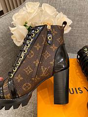 Louis Vuitton Star Trail Ankle Boots 9cm in Brown Monogram - 3