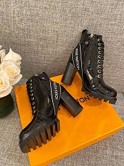 Louis Vuitton Patent Leather Ankle Boots 9cm Black - 2