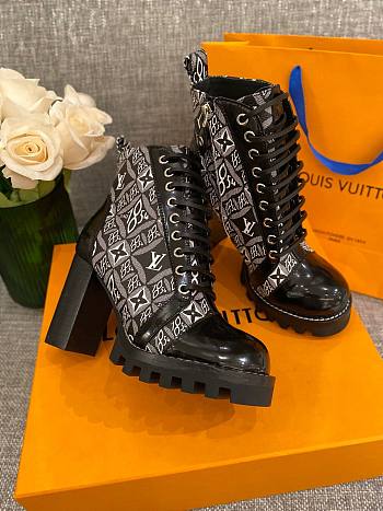 Louis Vuitton Star Trail Ankle Boots 8cm Gray