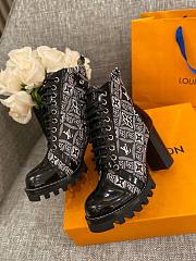Louis Vuitton Star Trail Ankle Boots 8cm Gray - 3