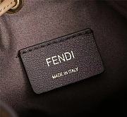 FENDI MON TRESOR FF beige wool mini-bag 8BS010 Size 17 x 12 x 10 cm - 3