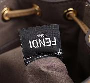 FENDI MON TRESOR FF beige wool mini-bag 8BS010 Size 17 x 12 x 10 cm - 2