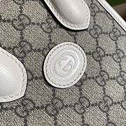 Gucci Mini tote bag with Interlocking G White ‎671623 Size 16 x 20 x 7 cm - 6