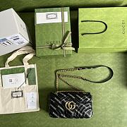 Gucci The Hacker Project small GG Marmont bag Black ‎443497 Size 26 x 15 x 7 cm - 6