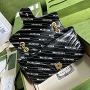 Gucci The Hacker Project small GG Marmont bag Black ‎443497 Size 26 x 15 x 7 cm - 5