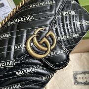 Gucci The Hacker Project small GG Marmont bag Black ‎443497 Size 26 x 15 x 7 cm - 3