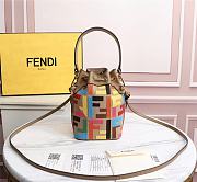 Fendi MON TRESOR Multicolor FF canvas mini-bag 8BS010 Size 12 x 18 x 10 cm - 3