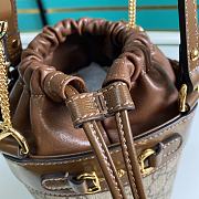 Gucci Horsebit 1955 small bucket bag Brown 637115 Size 14 x 16 x 14 cm - 4