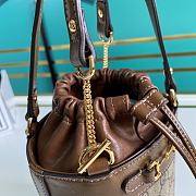 Gucci Horsebit 1955 small bucket bag Brown 637115 Size 14 x 16 x 14 cm - 5