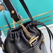 Gucci Horsebit 1955 small bucket bag full black 637115 Size 14 x 16 x 14 cm - 5