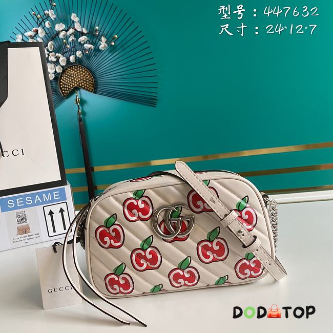 Gucci Chinese Valentine's Day GG Marmont Apple 447632 Size 24 x 12 x 7 cm - 1