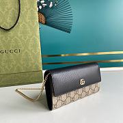 Gucci GG Marmont chain wallet 546585 Black Size 19 x 10 x 3.5 cm - 5