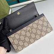 Gucci GG Marmont chain wallet 546585 Black Size 19 x 10 x 3.5 cm - 3