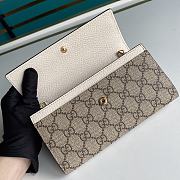 Gucci GG Marmont chain wallet 546585 White Size 19 x 10 x 3.5 cm - 6
