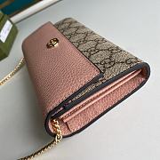 Gucci GG Marmont chain wallet 546585 Pink Size 19 x 10 x 3.5 cm - 6
