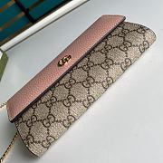 Gucci GG Marmont chain wallet 546585 Pink Size 19 x 10 x 3.5 cm - 5