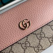 Gucci GG Marmont chain wallet 546585 Pink Size 19 x 10 x 3.5 cm - 3