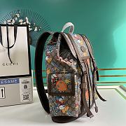 Gucci Disney x Gucci Donald Duck Bucket Backpack 645051 Size 34.5 x 44 x 12.5 cm - 3
