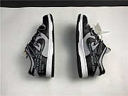 Off-White x Nike Dunk Low Black and Grey No. CT0856 007 - 2