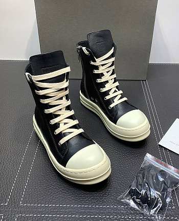 Rick Owens DRKSHDW Canvas High Top Leather