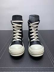 Rick Owens DRKSHDW Canvas High Top Leather - 4