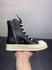 Rick Owens DRKSHDW Canvas High Top Leather - 6