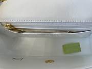 Chanel original lambskin mini flap bag white gold hardware A69900 Size 20 cm - 5