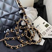 Chanel original lambskin mini flap bag black gold hardware A69900 Size 20 cm - 2