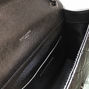 YSL Saint Laurent Envelope Medium Bag Full Black Size 24 x 7.5 x 18 cm - 4