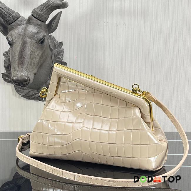 Fendi First Beige 2217 Size 26 × 9.5 × 18 cm - 1